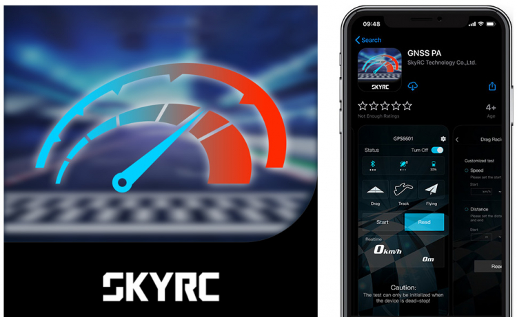 SkyRc GPS (GNSS) GSM020 Performance Analyzer Car and Airplane - Click Image to Close