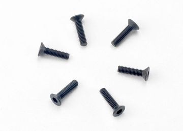 (image for) TRAXXAS (422523) Screws M2.5x10mm Countersunk Hex Socket (6)