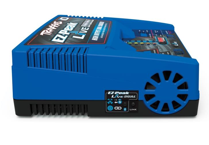 TRAXXAS EZ­Peak Live Dual 26A NiMH/LiPo Charger Auto iD - Click Image to Close