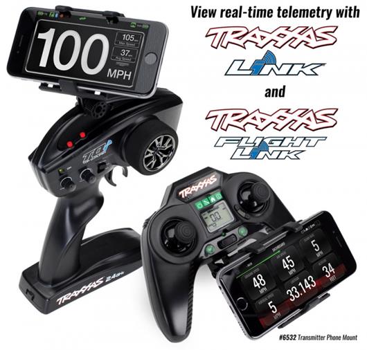 TRAXXAS Phone Mount for TQi and Aton Transmitter - Click Image to Close