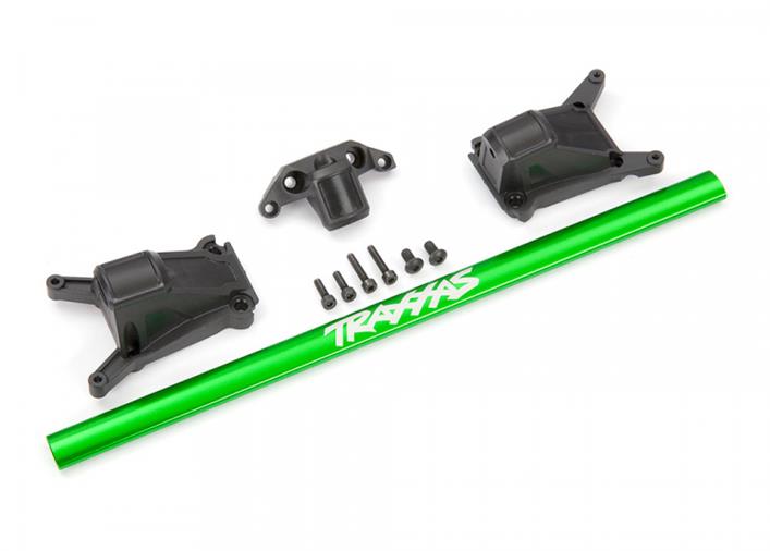 Traxxas Chassis Brace Kit Alu Green - Click Image to Close