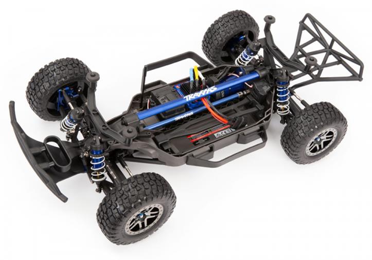 TRAXXAS Chassis Brace Kit Alu Blue - Click Image to Close