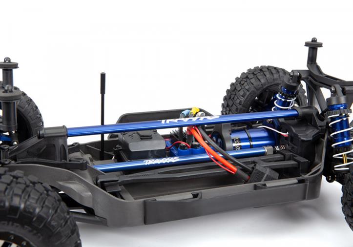 TRAXXAS Chassis Brace Kit Alu Blue - Click Image to Close