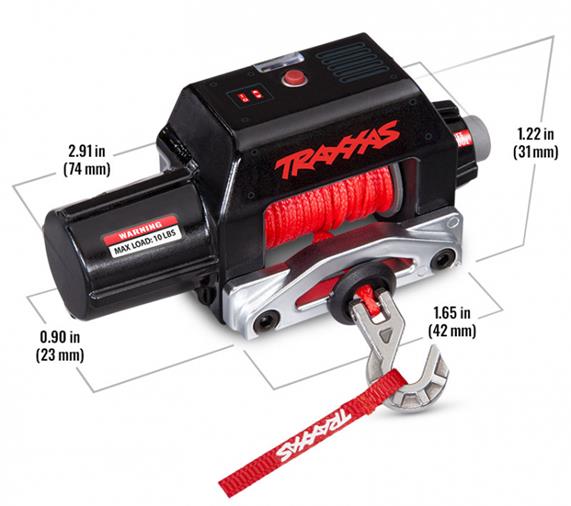 TRAXXAS Winch Set with Remote TRX-4 - Click Image to Close