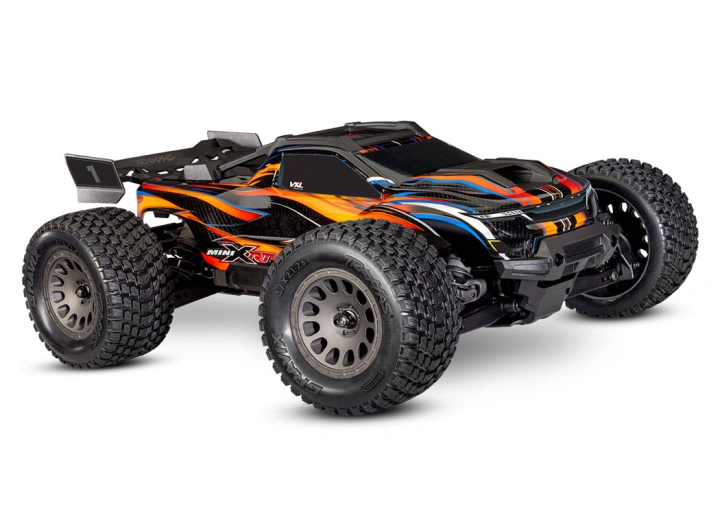 TRAXXAS Mini XRT RTR TQi VXL-3s Orange - USB-C Charger, 2s Li-Po