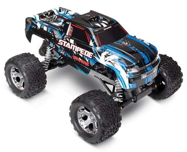 TRAXXAS Stampede 2WD 1/10 RTR TQ BlueX - Click Image to Close