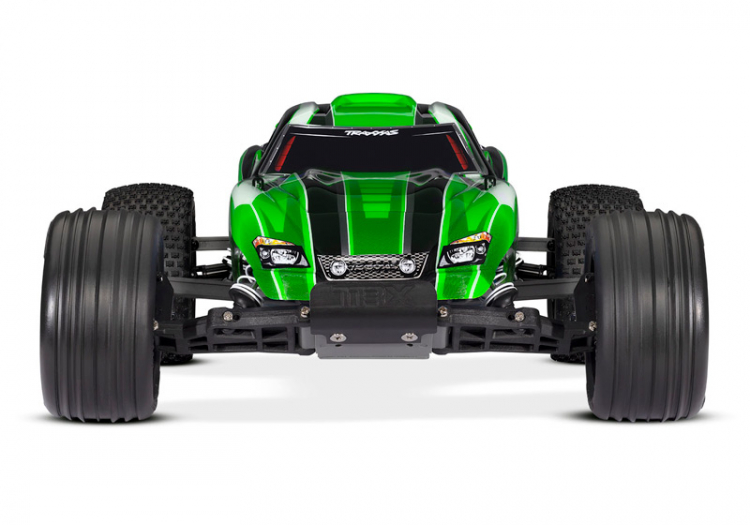 TRAXXAS Rustler 2WD 1/10 RTR TQ Green USB - With Battery/Charger - Click Image to Close