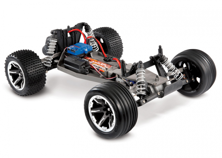 TRAXXAS Rustler 2WD 1/10 RTR TQ Red USB - With Battery/Charger - Click Image to Close