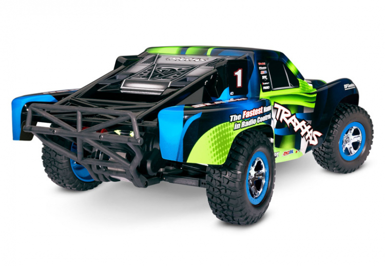 TRAXXAS Slash 2WD 1/10 RTR TQ Green Clipless With Batt / Charger - Click Image to Close