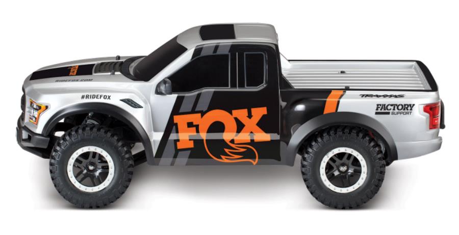 TRAXXAS Ford F-150 Raptor 2WD 1/10 RTR TQ Fox with Batt/Charger - Click Image to Close