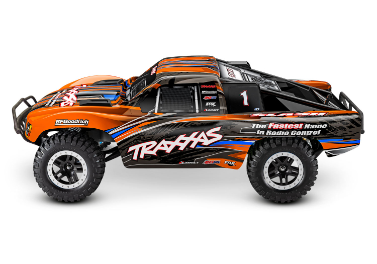 TRAXXAS Slash 2WD 1/10 RTR TQ Orange BL-2S - Click Image to Close