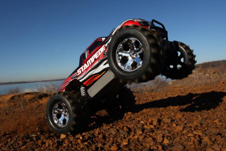 TRAXXAS Stampede 4x4 1/10 RTR TQ Red - With Batt/Charger - Πατήστε στην εικόνα για να κλείσει