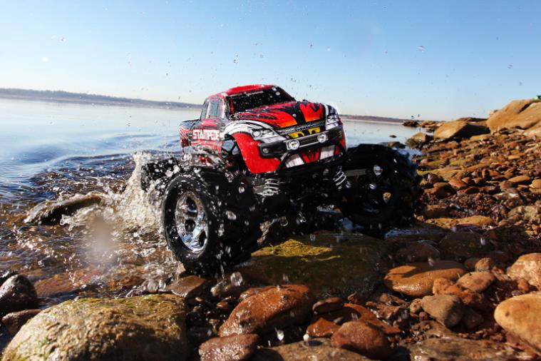TRAXXAS Stampede 4x4 1/10 RTR TQ Red - With Batt/Charger - Πατήστε στην εικόνα για να κλείσει