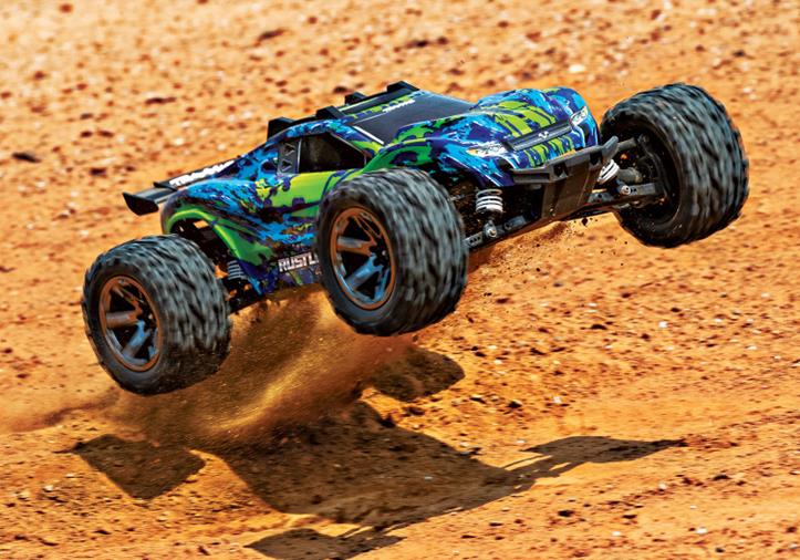 TRAXXAS Rustler 4x4 VXL 1/10 RTR TQi TSM Green NO Batt & Charger - Πατήστε στην εικόνα για να κλείσει