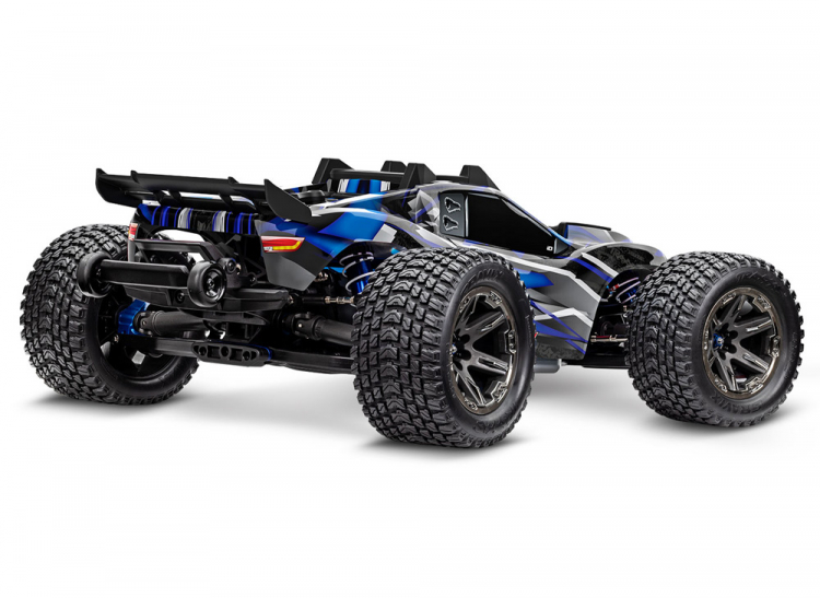 TRAXXAS Rustler 4x4 Ultimate VXL 1/10 RTR TQ Blue - Click Image to Close