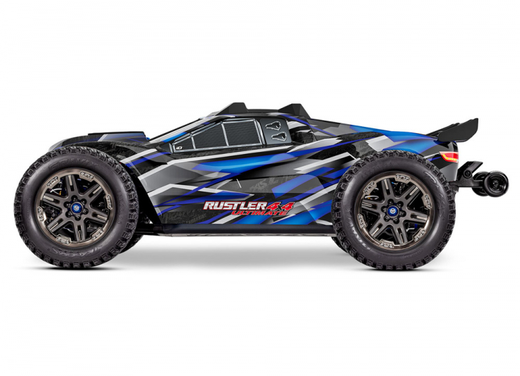 TRAXXAS Rustler 4x4 Ultimate VXL 1/10 RTR TQ Blue - Πατήστε στην εικόνα για να κλείσει