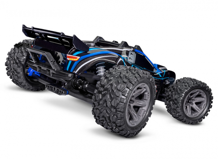 TRAXXAS Rustler 4x4 BL-2s 1/10 RTR TQ Blue - Click Image to Close