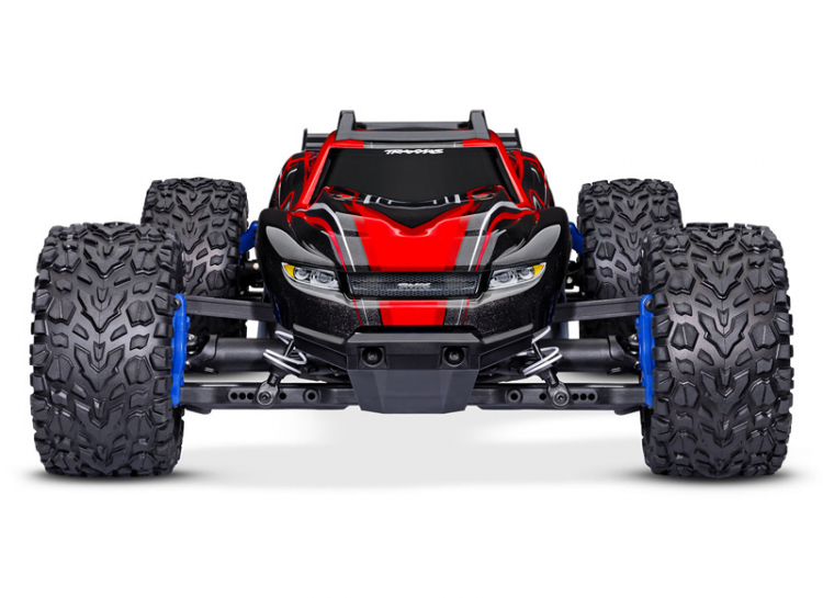 TRAXXAS Rustler 4x4 BL-2s 1/10 RTR TQ Red - Click Image to Close