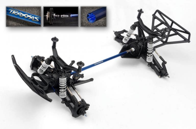 TRAXXAS Slash 4x4 VXL RTR TQi TSM Red - w/o Battery & Charger - Πατήστε στην εικόνα για να κλείσει