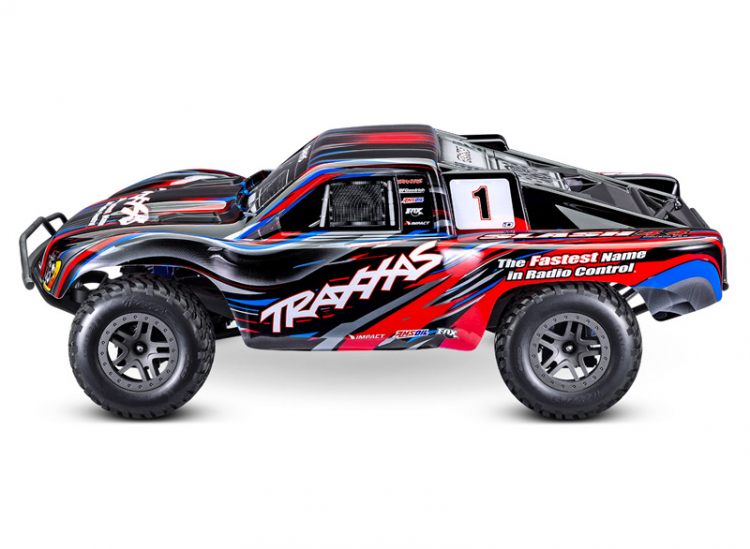 TRAXXAS Slash 4x4 1/10 RTR TQ BL-2s Red - Click Image to Close