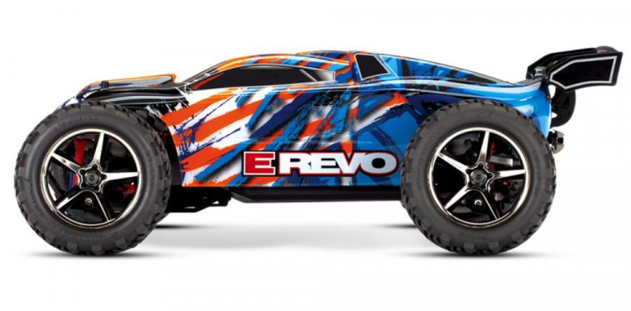 TRAXXAS E-Revo 1/16 4WD RTR TQ Orange With Batt/Charger - Πατήστε στην εικόνα για να κλείσει