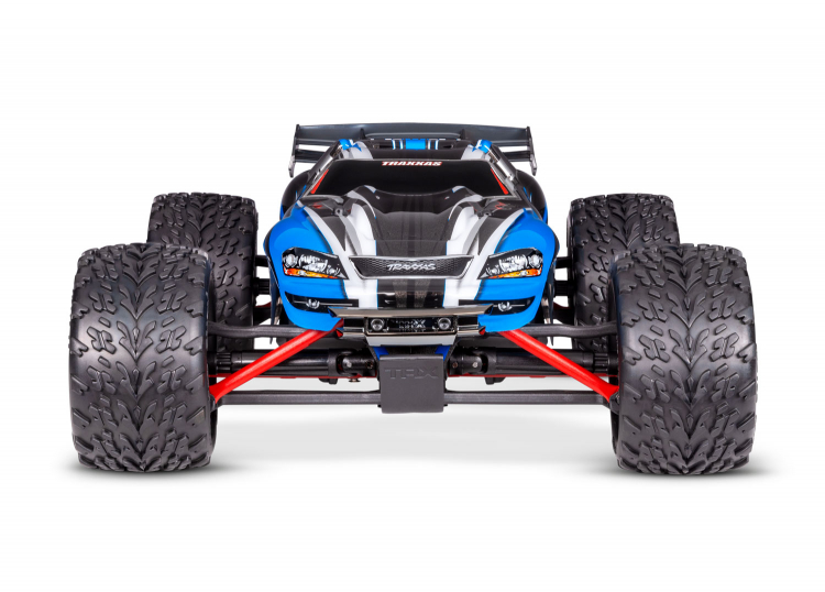 TRAXXAS E-Revo 1/16 4WD RTR TQ Blue USB-C With Batt/Charger - Click Image to Close