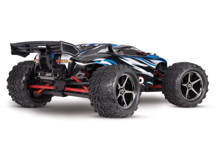 TRAXXAS E-Revo 1/16 4WD RTR TQ Blue USB-C With Batt/Charger - Click Image to Close