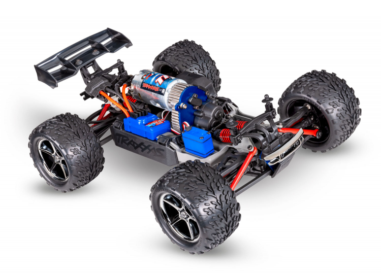 TRAXXAS E-Revo 1/16 4WD RTR TQ Blue USB-C With Batt/Charger - Πατήστε στην εικόνα για να κλείσει