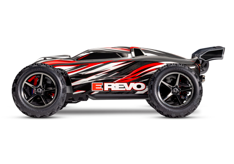 TRAXXAS E-Revo 1/16 4WD RTR TQ Red USB-C With Batt/Charger - Πατήστε στην εικόνα για να κλείσει