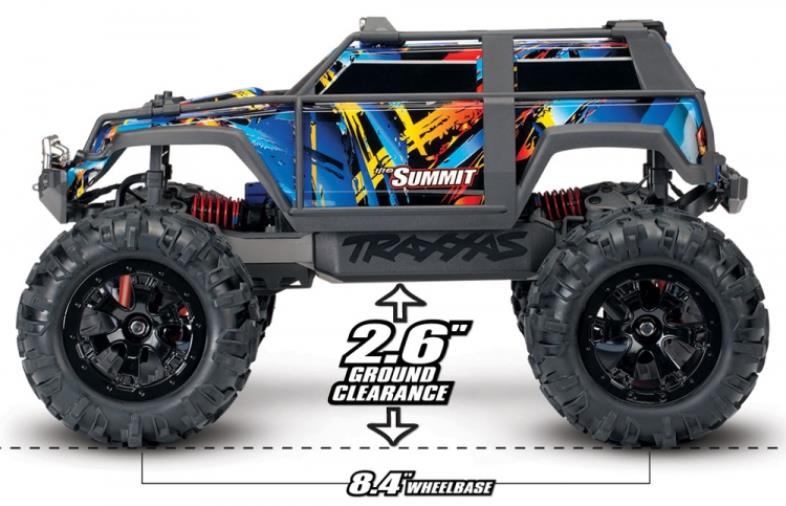 TRAXXAS Summit 1/16 4WD RTR 2.4G - Πατήστε στην εικόνα για να κλείσει