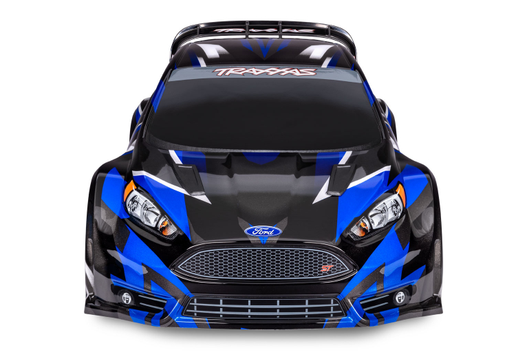 TRAXXAS Ford Fiesta ST Rally 1/10 4WD TQ Blue BL-2S - Click Image to Close
