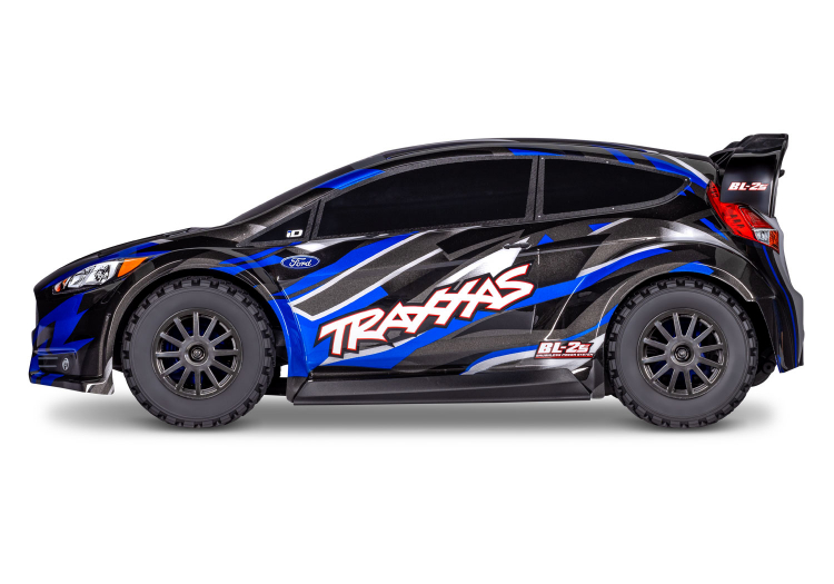 TRAXXAS Ford Fiesta ST Rally 1/10 4WD TQ Blue BL-2S - Click Image to Close