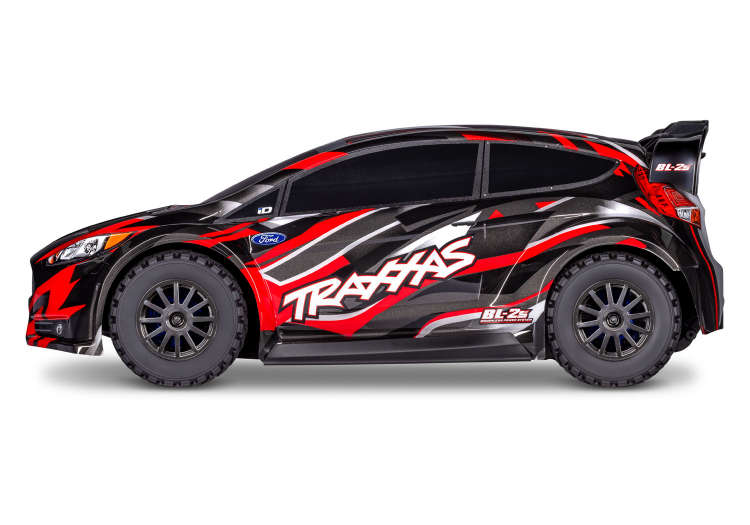 TRAXXAS Ford Fiesta ST Rally 1/10 4WD TQ Red BL-2S - Click Image to Close