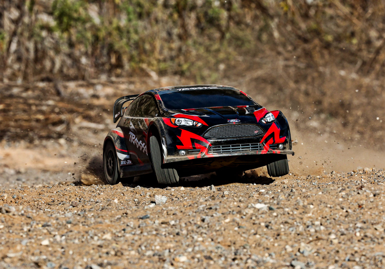 TRAXXAS Ford Fiesta ST Rally 1/10 4WD TQ Red BL-2S - Πατήστε στην εικόνα για να κλείσει