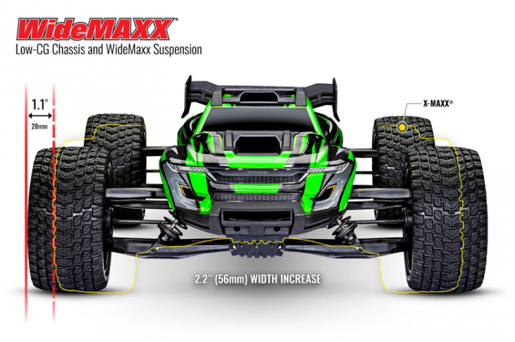 TRAXXAS XRT Race Truck 8s TQi TSM RTR Green - Πατήστε στην εικόνα για να κλείσει