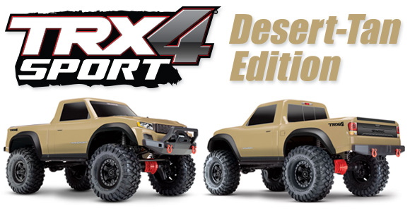 TRAXXAS TRX-4 Sport Scale Crawler Truck 1/10 RTR Tan - Click Image to Close