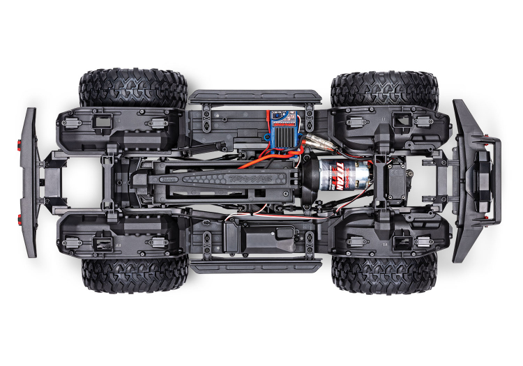 TRAXXAS TRX-4 Sport Scale Crawler High Trail Truck 1/10 RTR Red - Click Image to Close