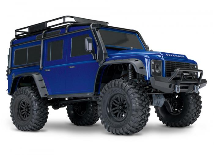 TRAXXAS TRX-4 Scale & Trial Crawler Land Rover Defender Blue RTR - Click Image to Close