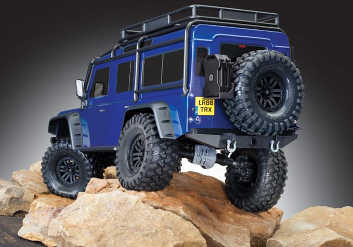 TRAXXAS TRX-4 Scale & Trial Crawler Land Rover Defender Blue RTR - Click Image to Close