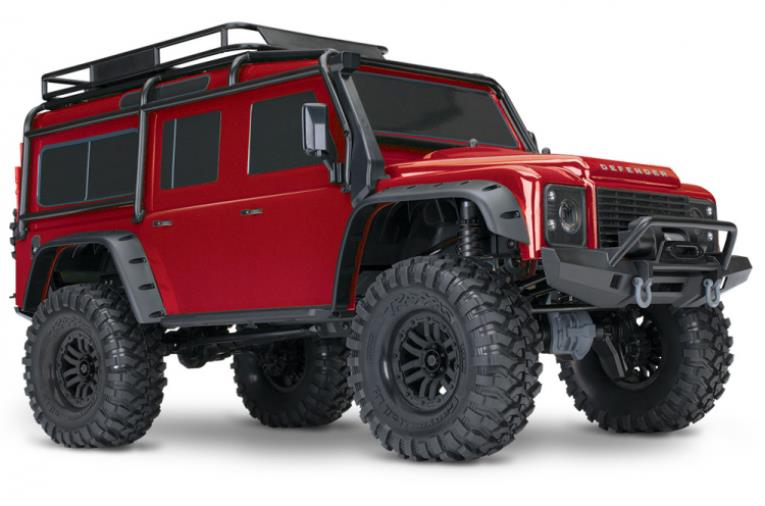 TRAXXAS TRX-4 Scale & Trail Crawler Land Rover Defender Red - Πατήστε στην εικόνα για να κλείσει