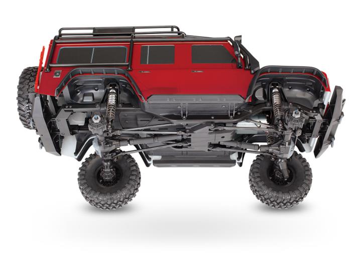 TRAXXAS TRX-4 Scale & Trail Crawler Land Rover Defender Red - Click Image to Close