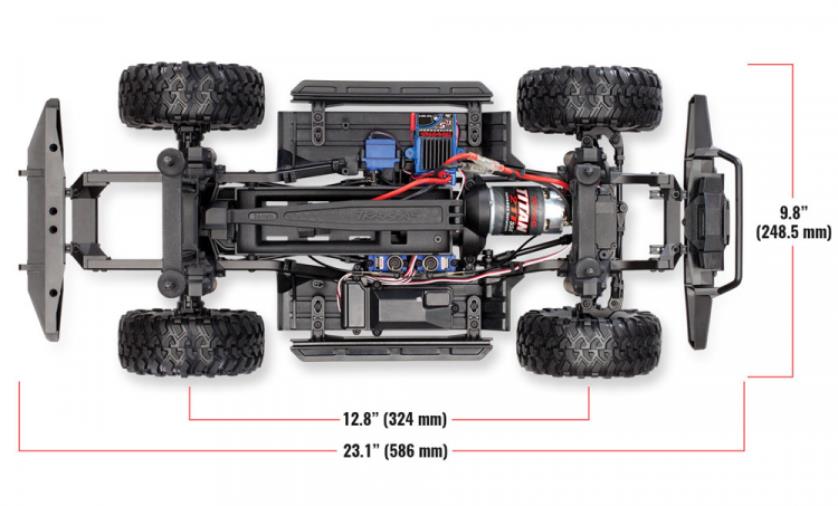 TRAXXAS TRX-4 Scale & Trail Crawler Land Rover Defender Red - Click Image to Close