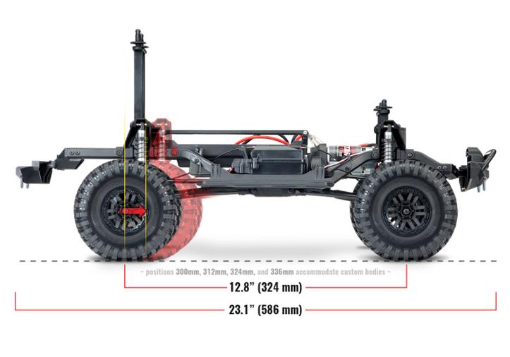 TRAXXAS TRX-4 Scale & Trail Crawler Land Rover Defender Red - Πατήστε στην εικόνα για να κλείσει