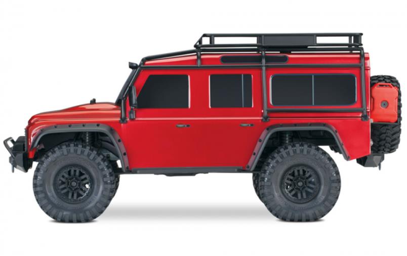 TRAXXAS TRX-4 Scale & Trail Crawler Land Rover Defender Red - Click Image to Close