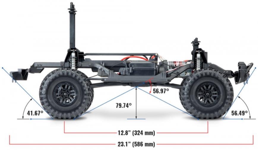 TRAXXAS TRX-4 Scale & Trail Crawler Land Rover Defender Silver - Πατήστε στην εικόνα για να κλείσει