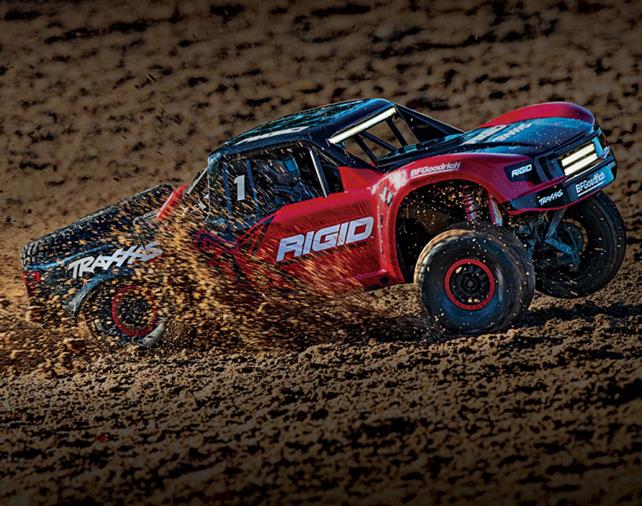 TRAXXAS UDR 4WD TQi TSM RIGID LED-set w/o charger & battery RTR - Click Image to Close