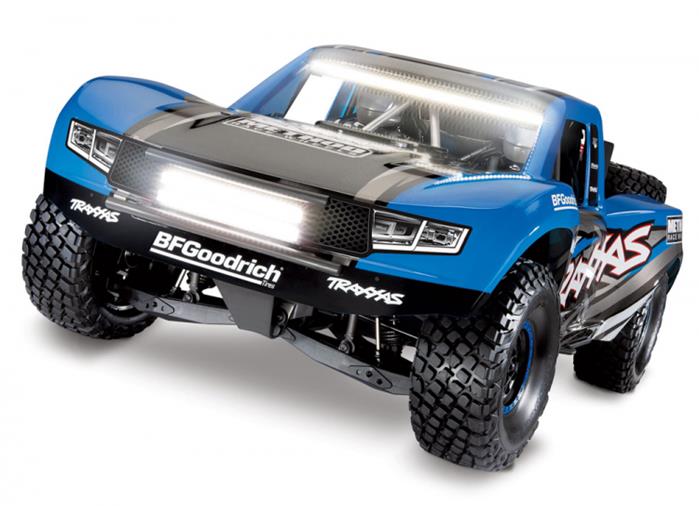 TRAXXAS UDR 4WD TQi TSM BLUE LED-set w/o charger & battery RTR - Click Image to Close