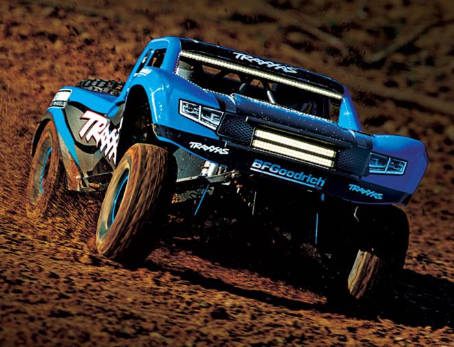 TRAXXAS UDR 4WD TQi TSM BLUE LED-set w/o charger & battery RTR - Click Image to Close