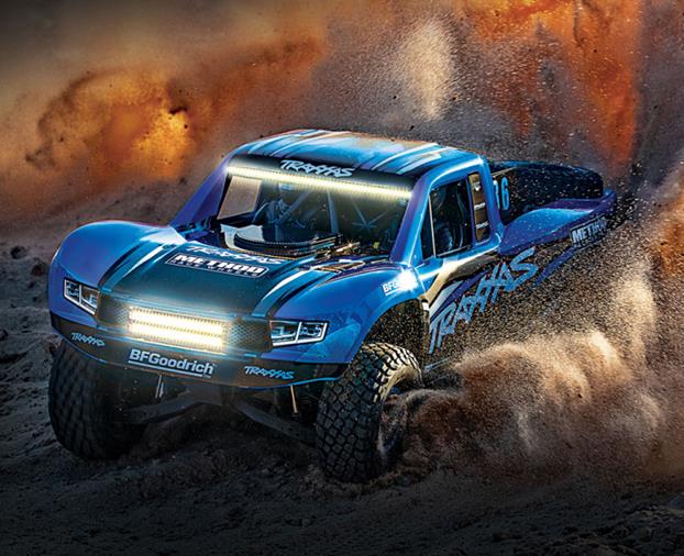 TRAXXAS UDR 4WD TQi TSM BLUE LED-set w/o charger & battery RTR - Click Image to Close