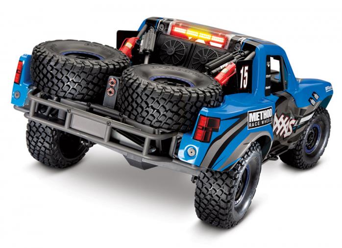 TRAXXAS UDR 4WD TQi TSM BLUE LED-set w/o charger & battery RTR - Click Image to Close